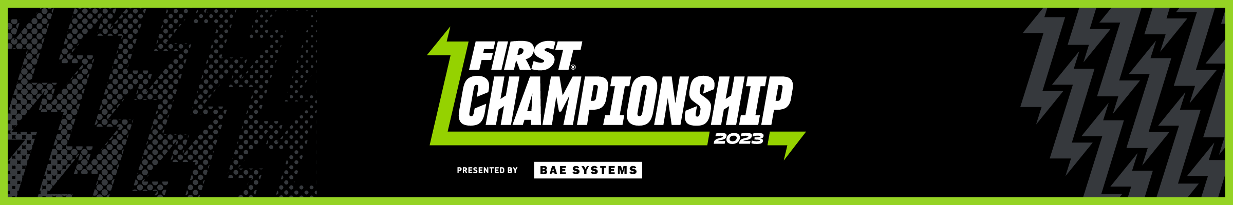 FIRST Championship 2023 Banner